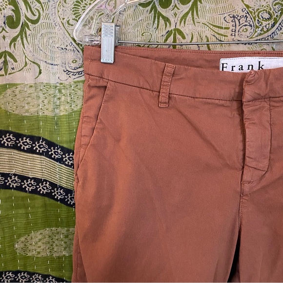 Frank & Eileen Rust Wicklow Italian Chino Pants Size 8 Buyer Favorite - Picture 5 of 16